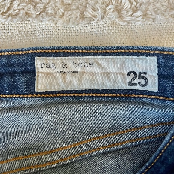 Rag and Bone Cate Ankle blue skinny jeans size 25 - Picture 4 of 9